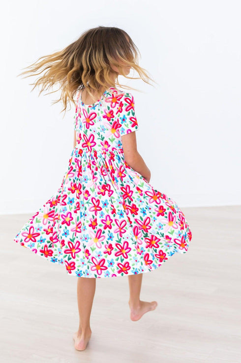 neon-floral-s-s-pocket-twirl-dress Mila &  Rose - Sophia's Style--12-24M--2